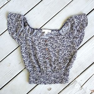 Floral Crop Top